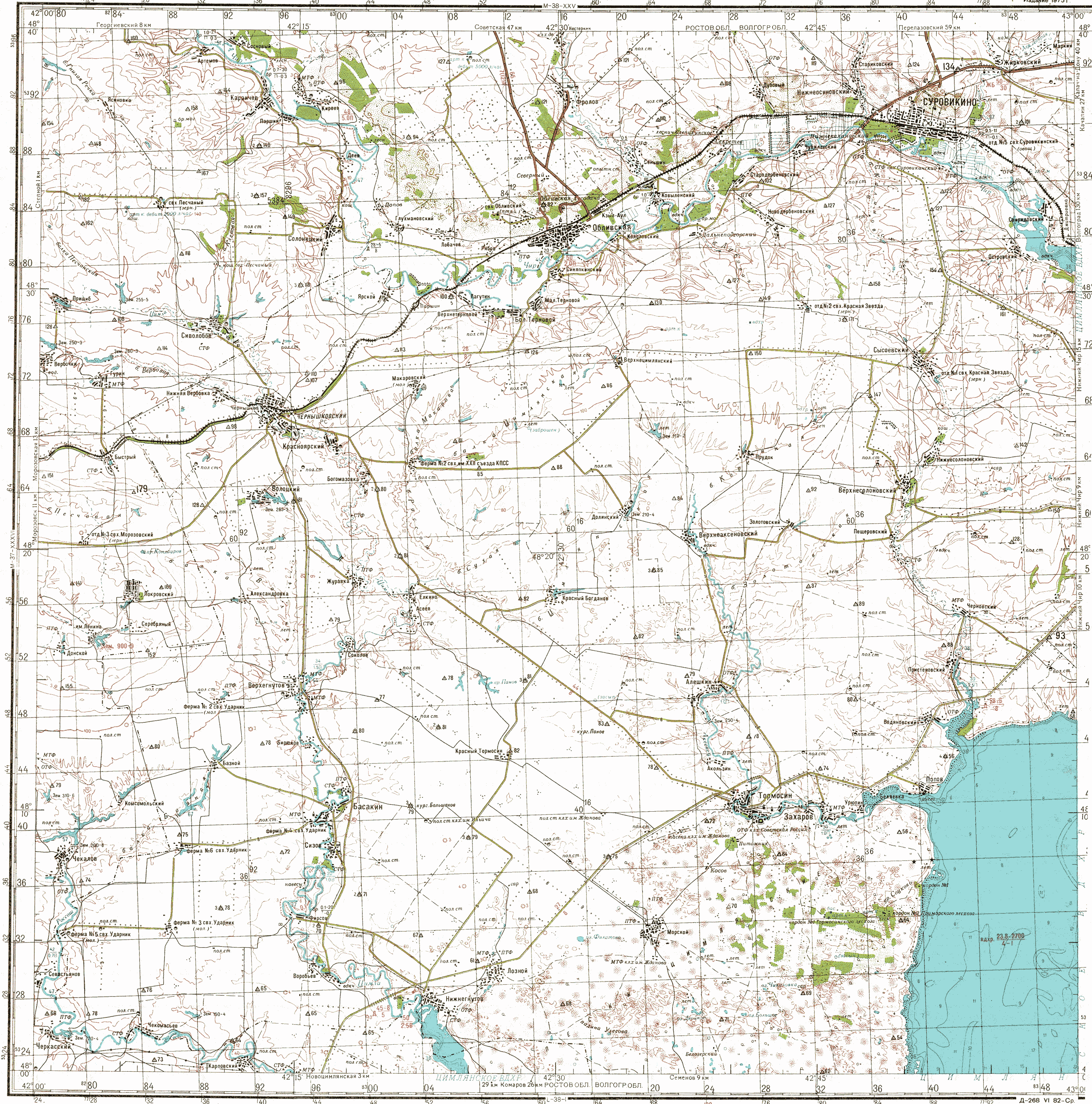 Где суровикино находится. Город Суровикино Волгоградской области на карте. Карта Суровикинского района. Суровикино Волгоградская область на карте. Топографическая карта Суровикинского района.