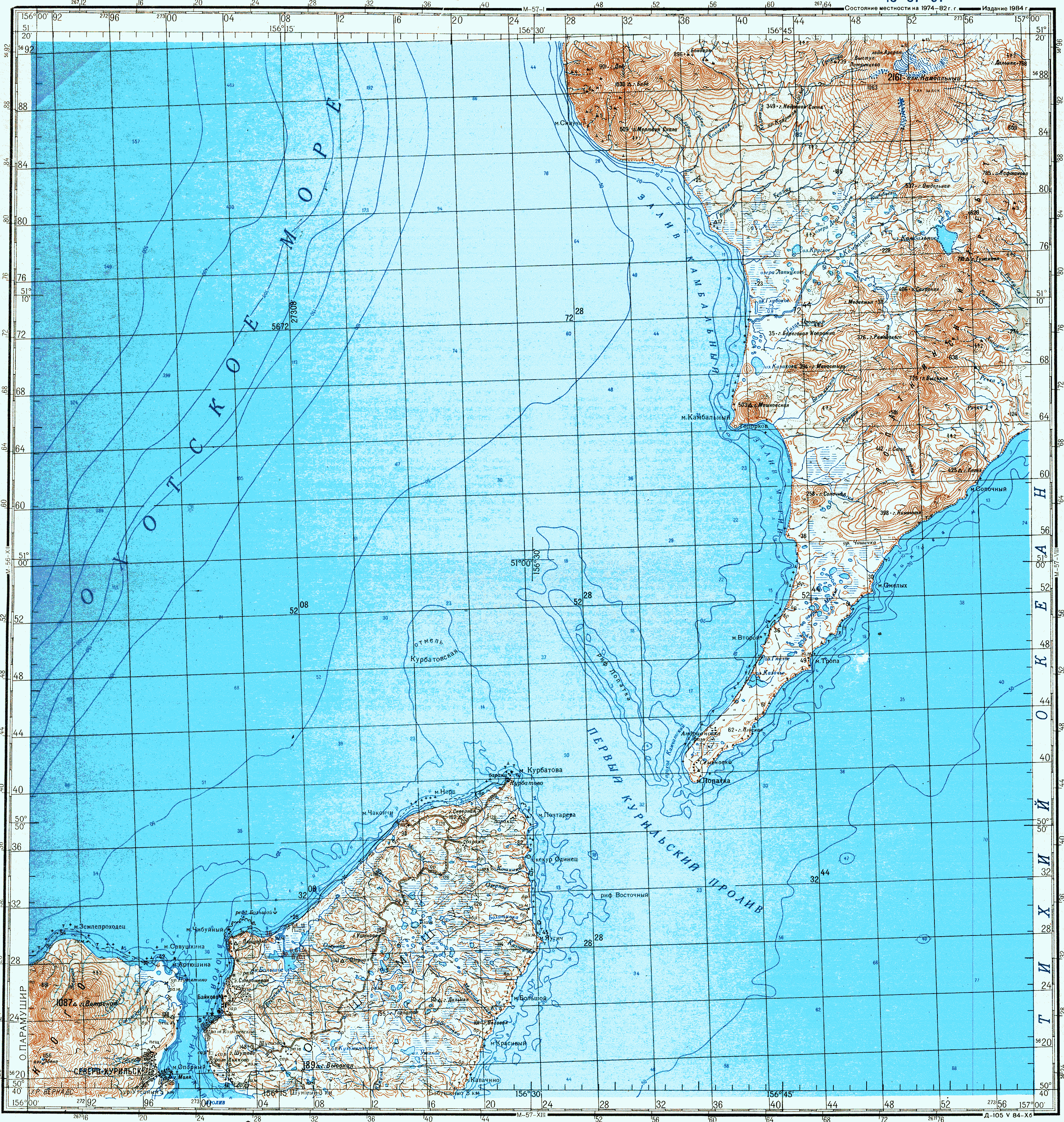 Карта отливов южно курильск