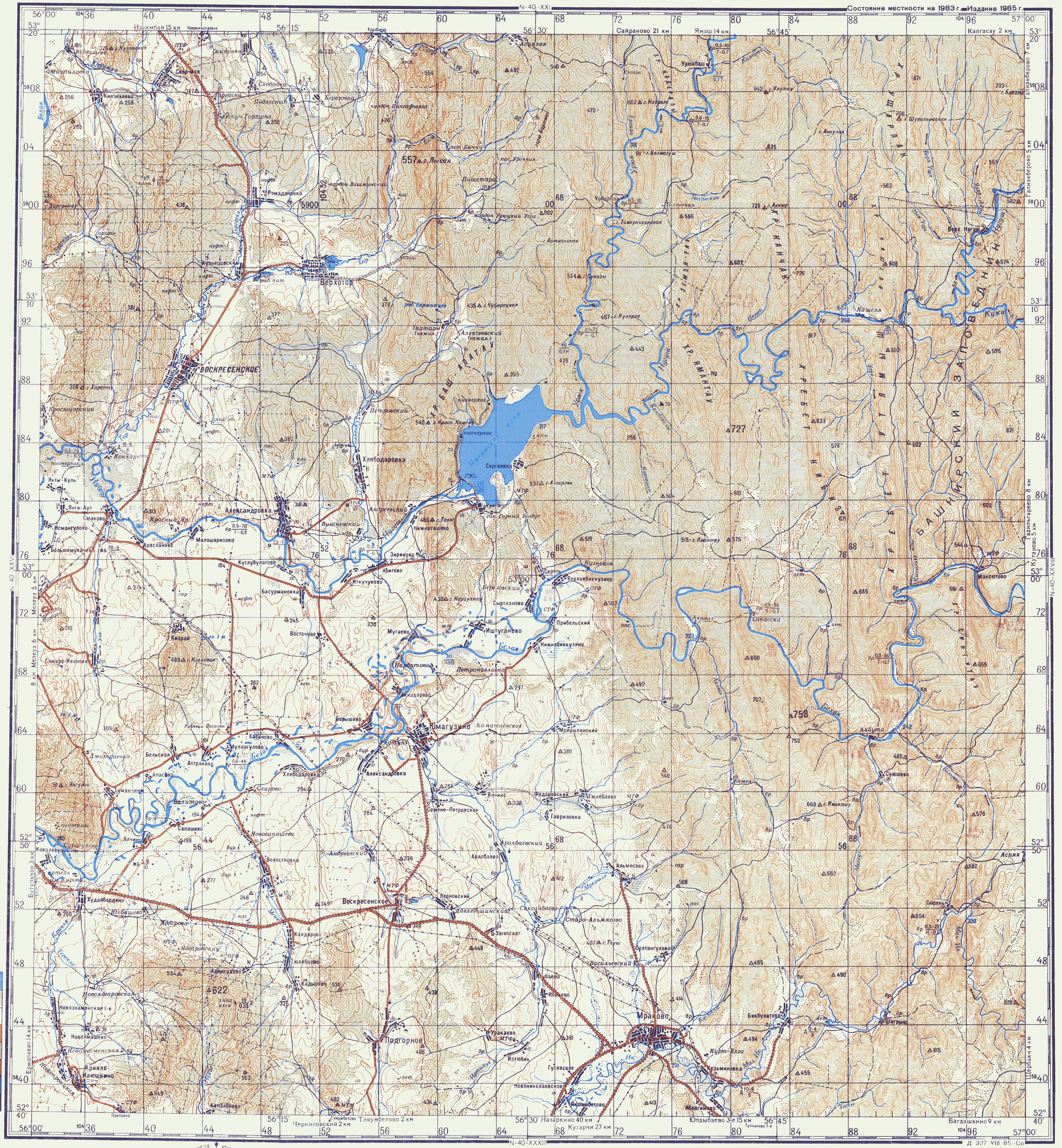 N 40 карта