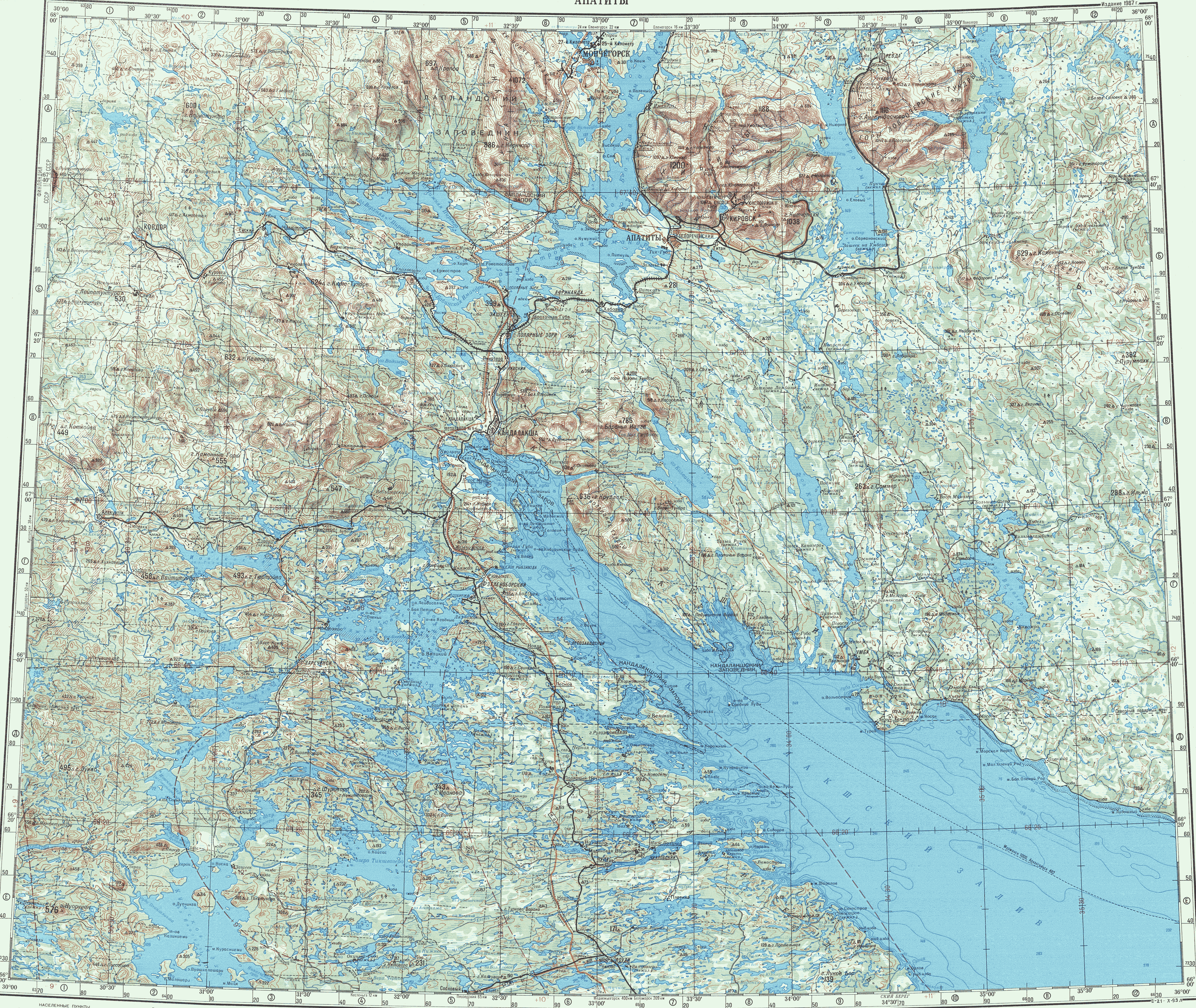 Мончегорск ковдор. Карта озера Имандра Кольский полуостров. Карта озера Имандра подробная. Озеро Имандра на карте Мурманской области. Карты Генштаба q-36.