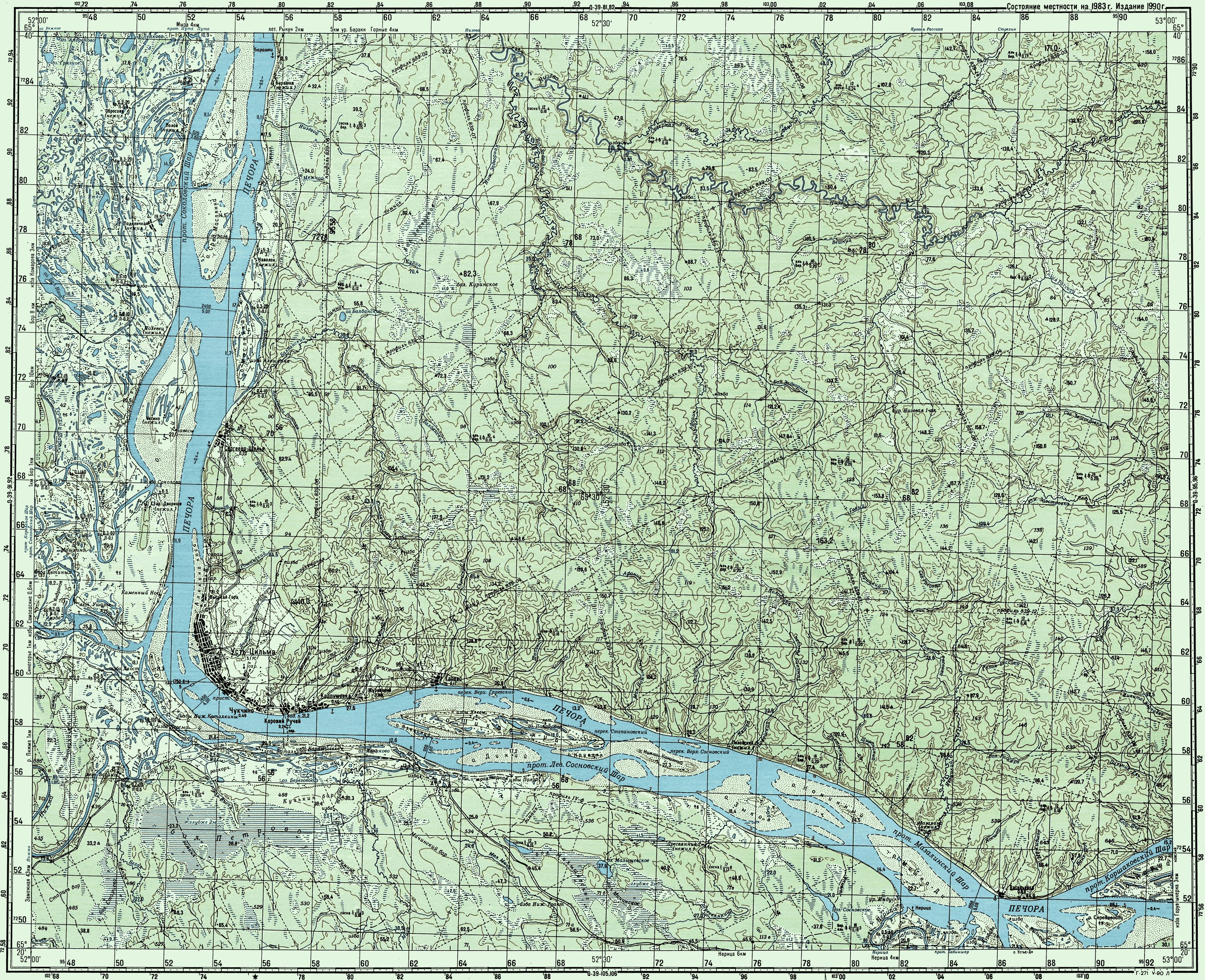 Печорский 87 печора карта